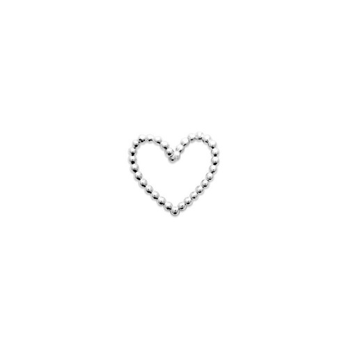 Pendentif coeur boules argent - coeur,