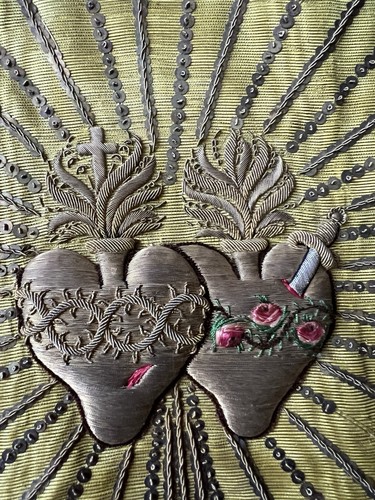 Broderie orfrois coeur de - broderie,