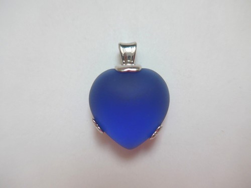 Pendentif coeur argent - , massif
