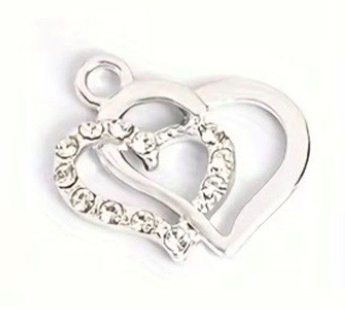 Pendentif breloque coeur - pendentif,