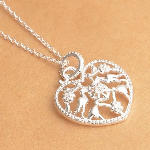 Pendentif argent coeur sacré - pendentif,